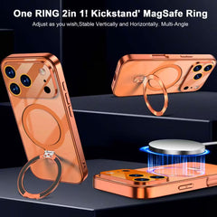 حافظة هاتف فاخرة بحامل مغناطيسي بتصميم أصلي من سلسلة 17 لأجهزة iPhone