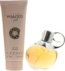 Azzaro 2-Piece Wanted Girl Travel Perfume Set for Women, 80ml EDP, 100ml Body Lotion