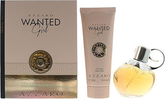 Azzaro 2-Piece Wanted Girl Travel Perfume Set for Women, 80ml EDP, 100ml Body Lotion